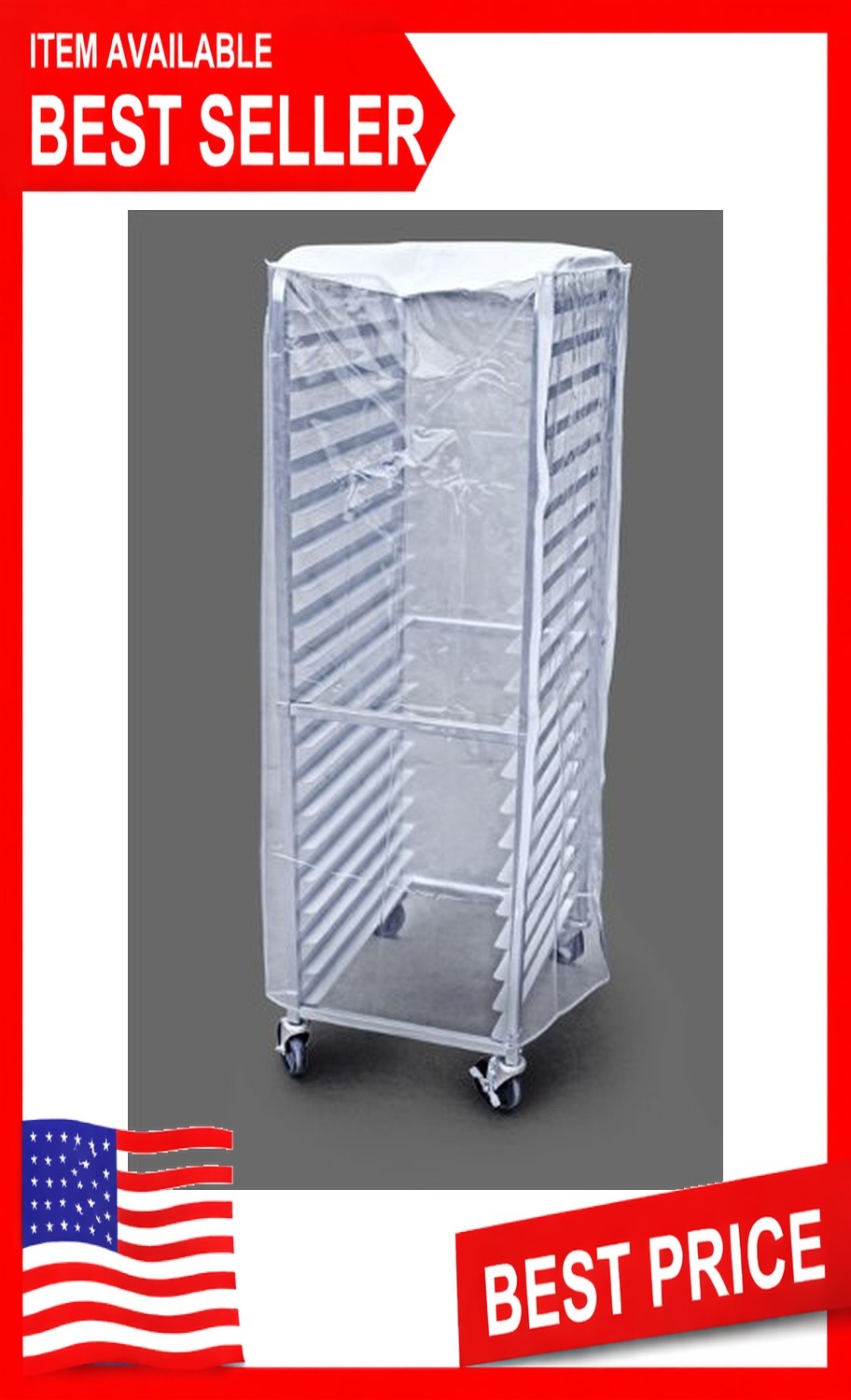 Commercial Kitchen 20 Sheet Bun Pan Bakery Rack