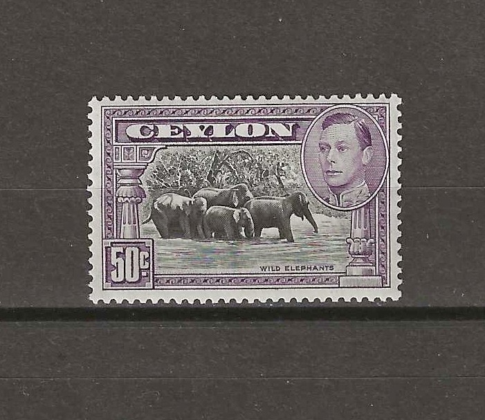 CEYLON 1938/49 SG 394b MINT