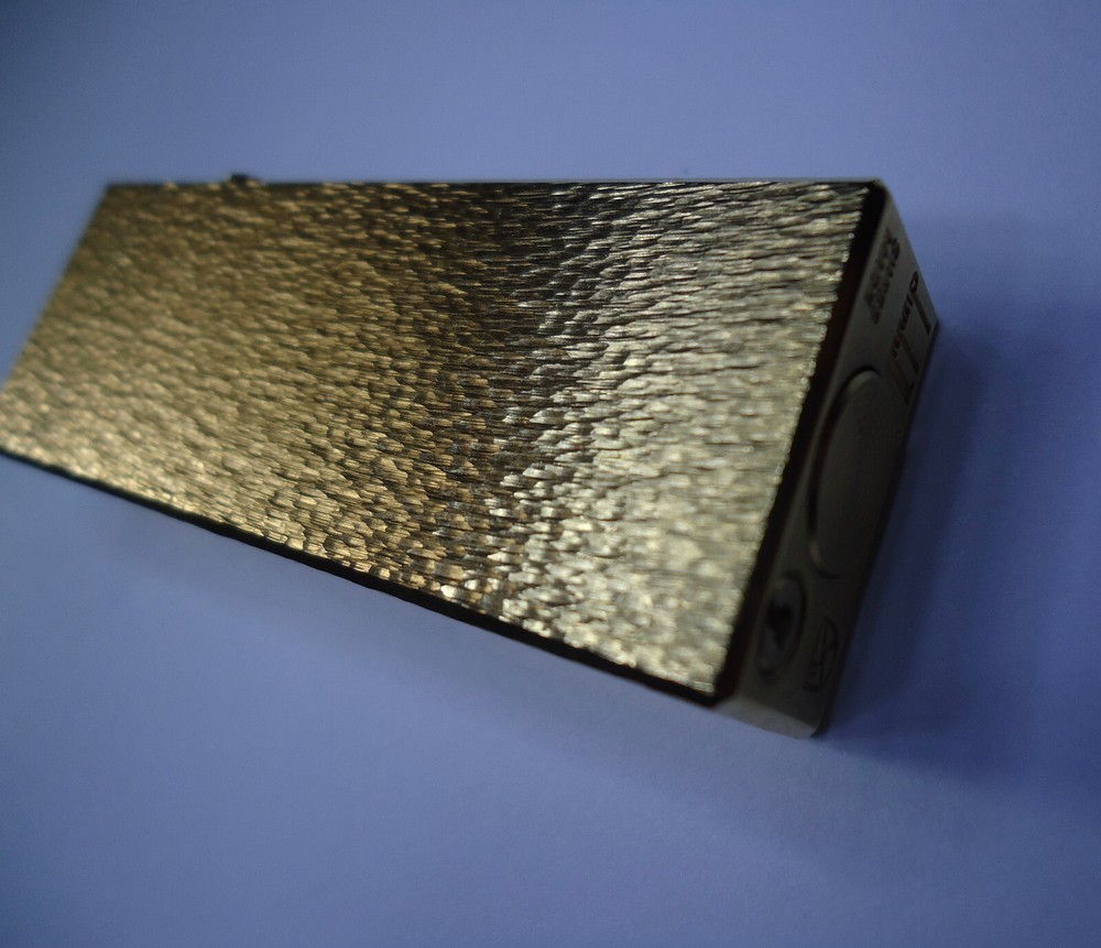 Dunhill Rollagas Lighter - Gold Plated - Textured Pattern - Serviced