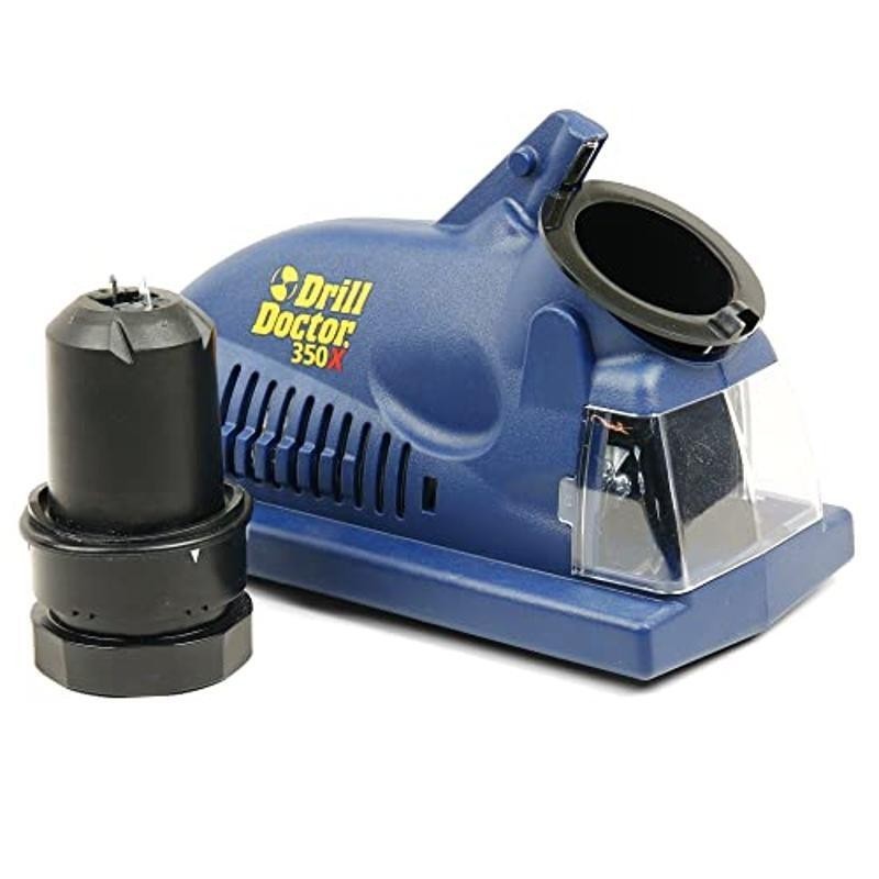 350X Drill Bit Sharpener Industrial Design Made in Oregon Easy 2-Step Sharpening