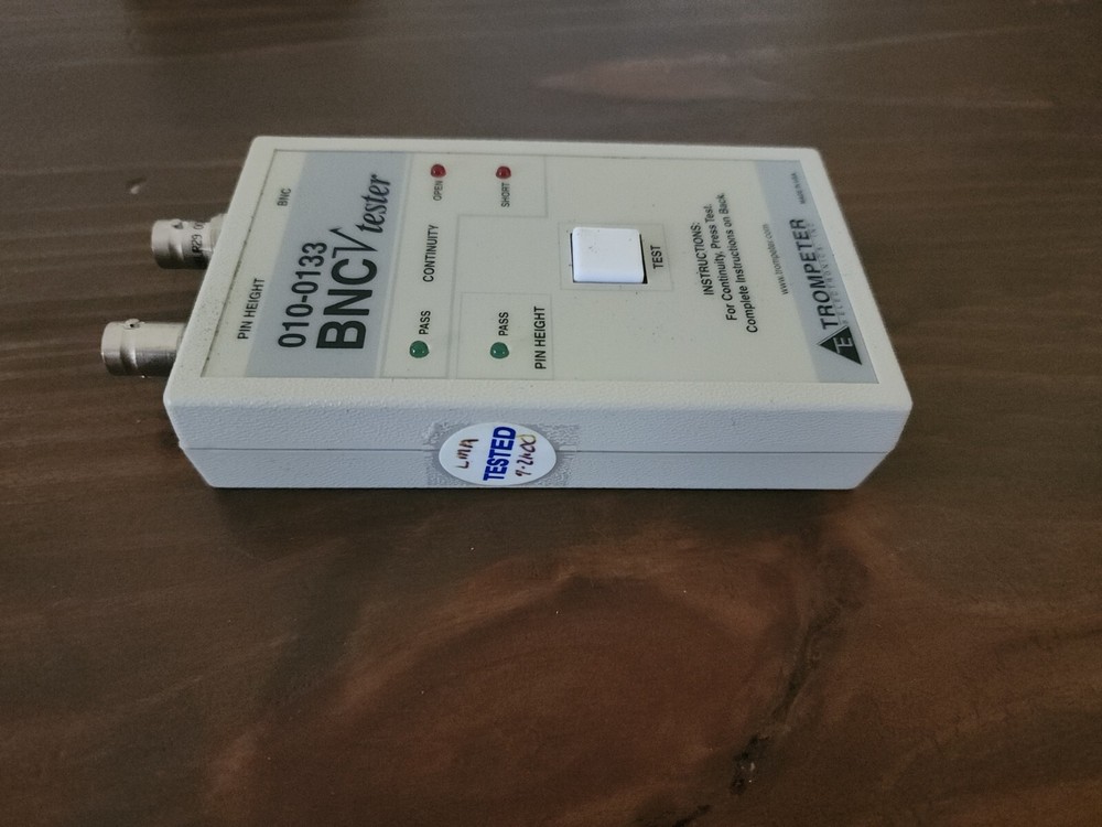 Trompeter 010-0133 BNC Tester, 75 Ohm Load & Soft Case