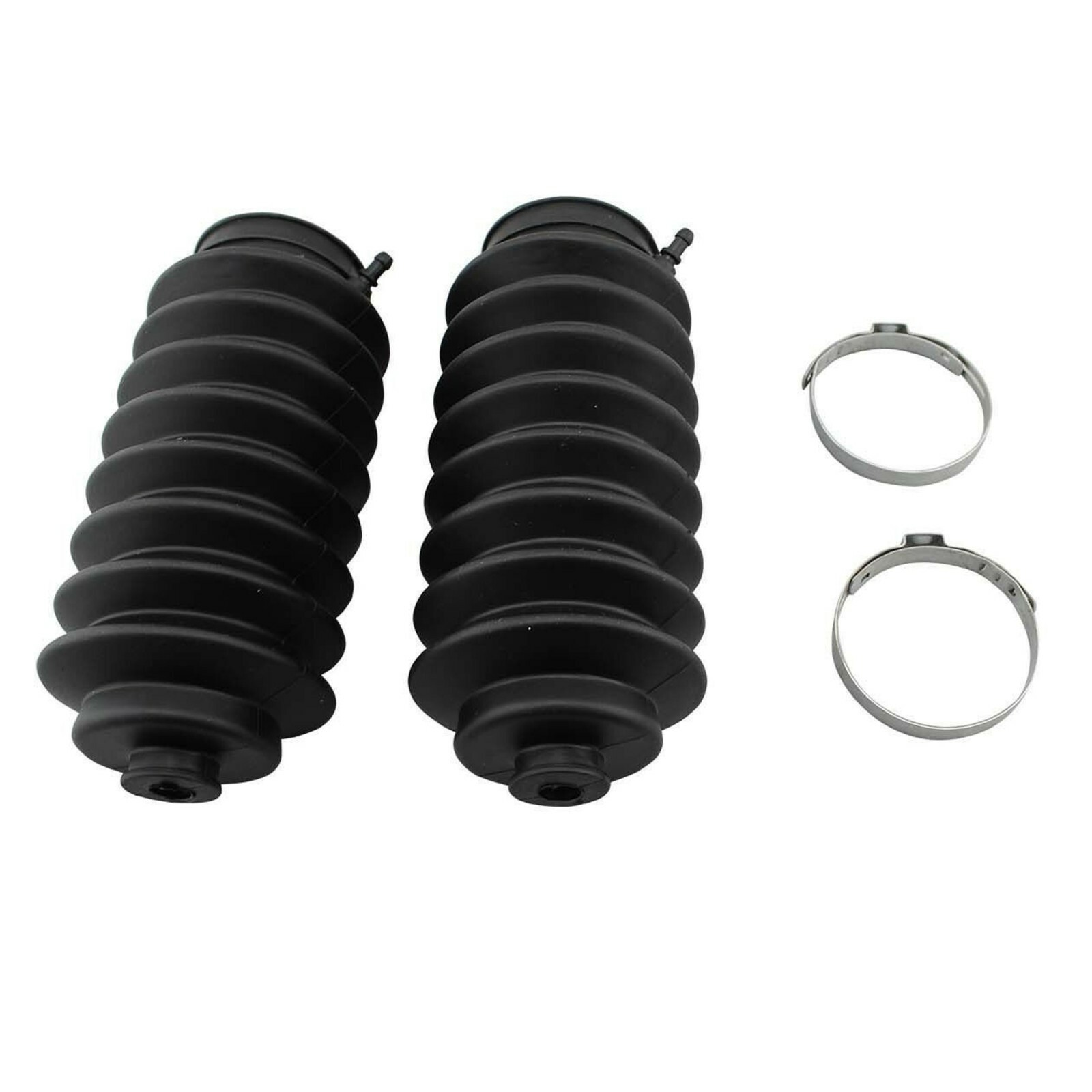 Inner Outer Tie Rod End + Steering Boots for Chevrolet Silverado GMC Sierra 2WD