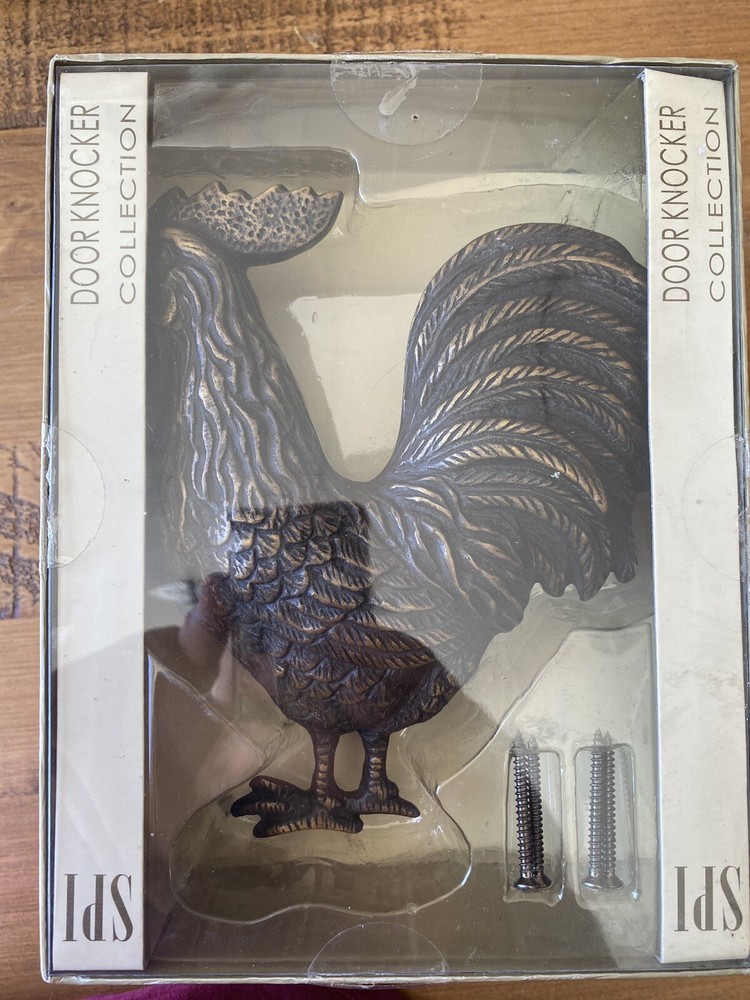 SPI Solid brass Rooster Door Knocker