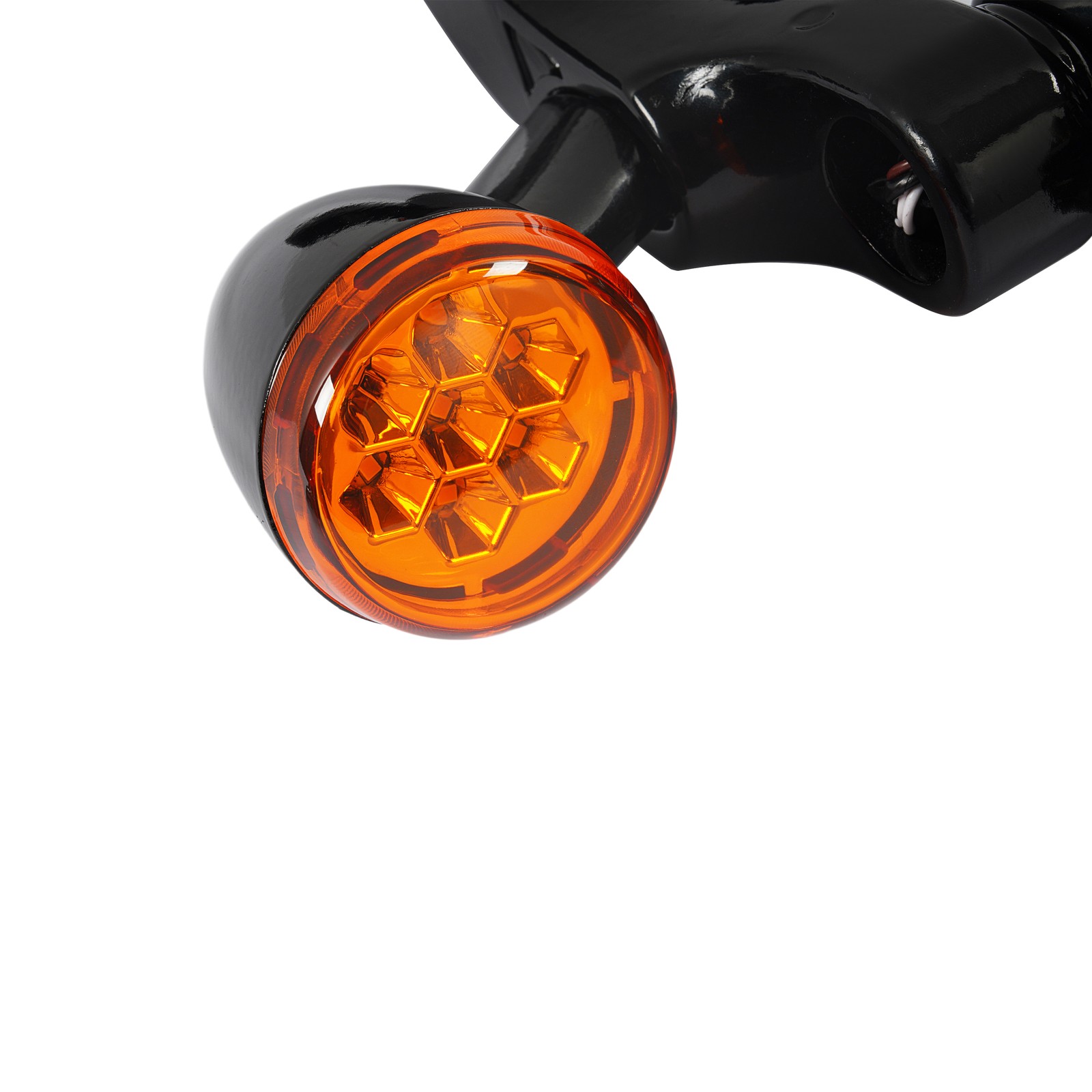 Fog Light Bracket Turn Signal LED For Harley Road King Street Glide 1994-2024