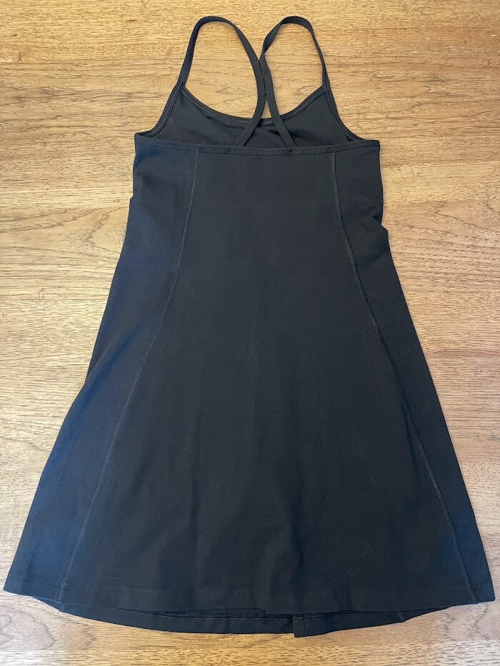 PINK Victoria’s Secret Pure Black Logo LARGE Cotton Active Sleeveless Dress VS