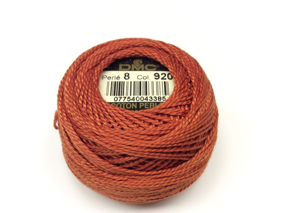 DMC Perl&eacute; No. 8 col 920 dark 10 grams