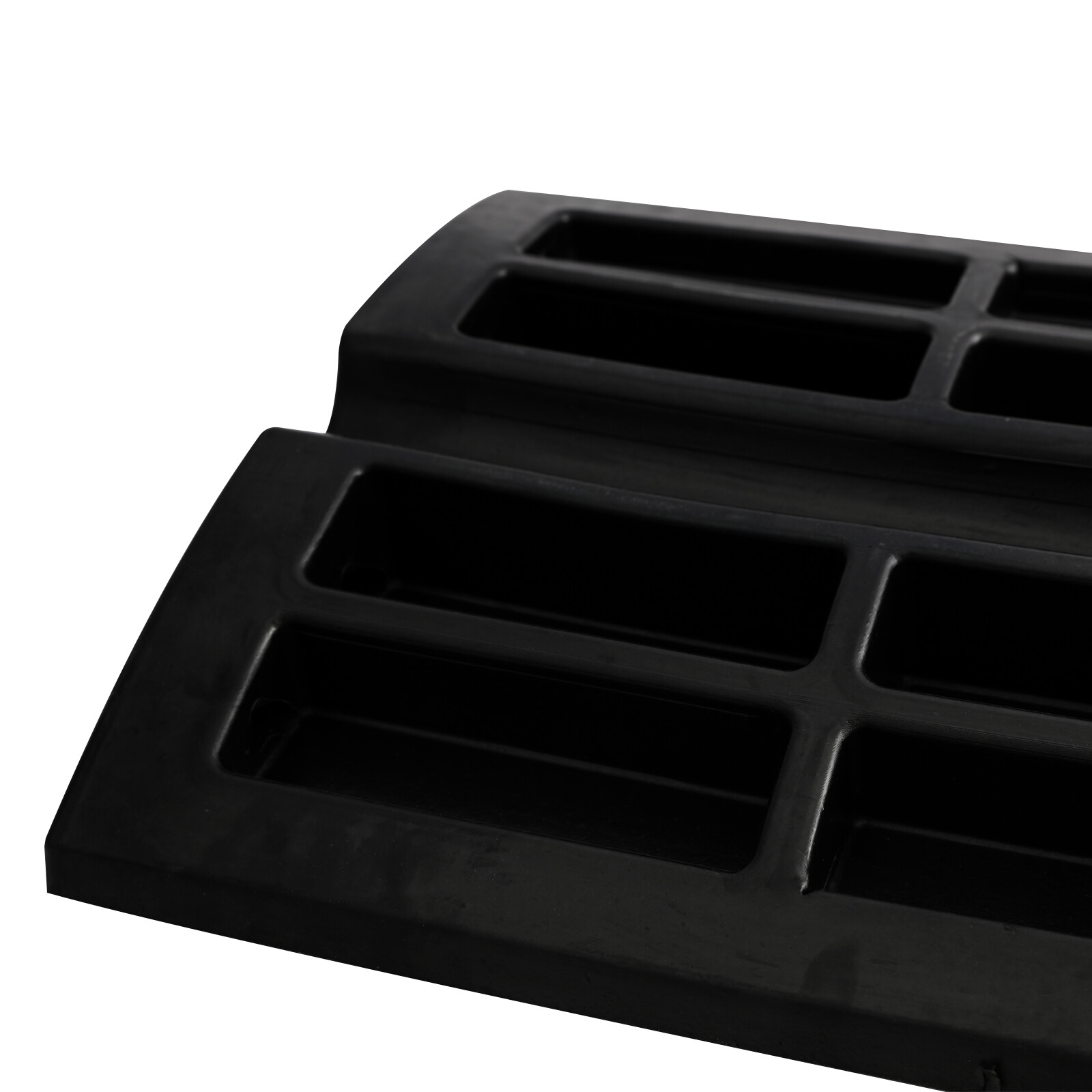 Extendable Curb Ramp for Driveway Garage 3 Pack Rubber Threshold Car Bridge