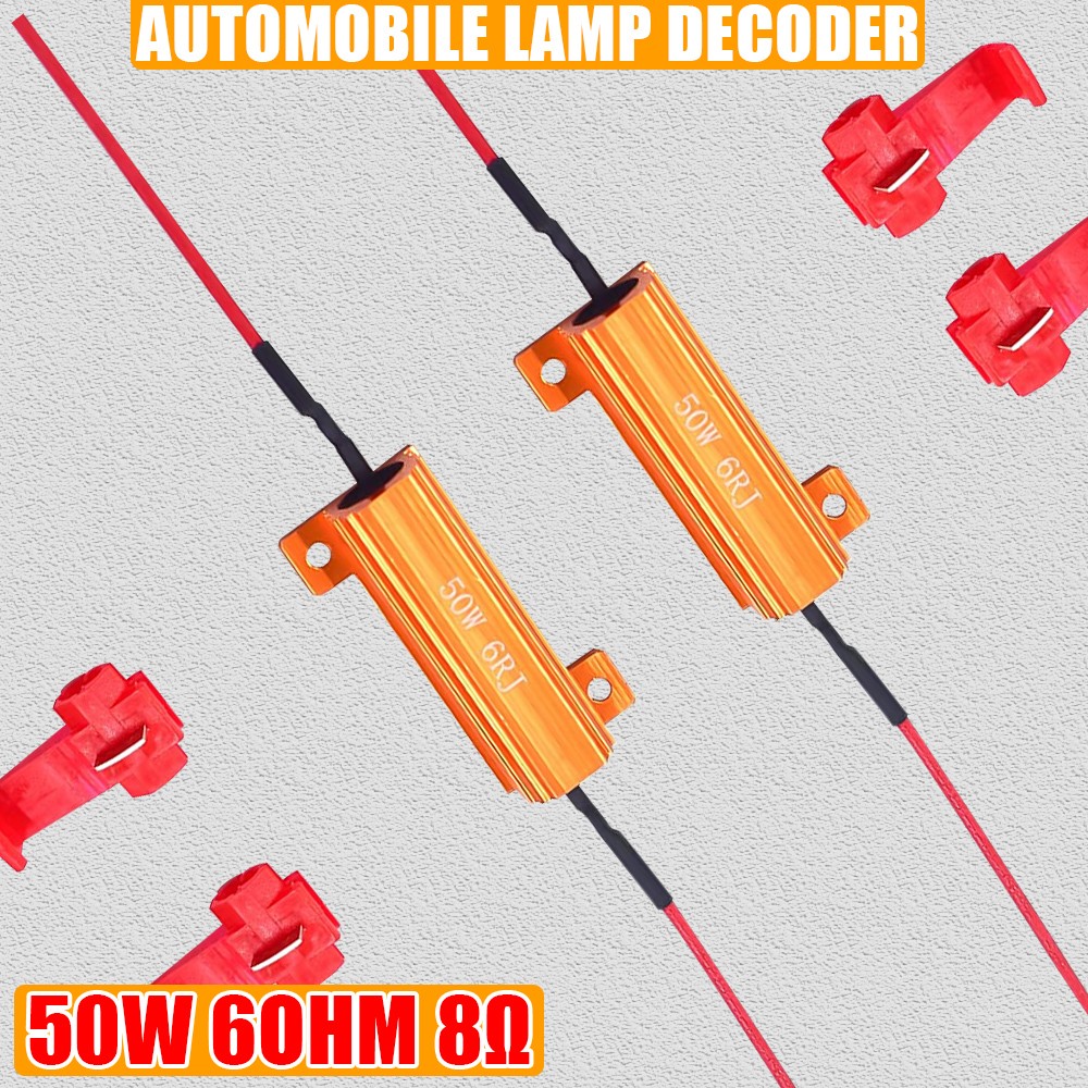 2X 3157 Decoder Load Resistor for LED Turn Signal | Error-Free Hyper Flash Fix