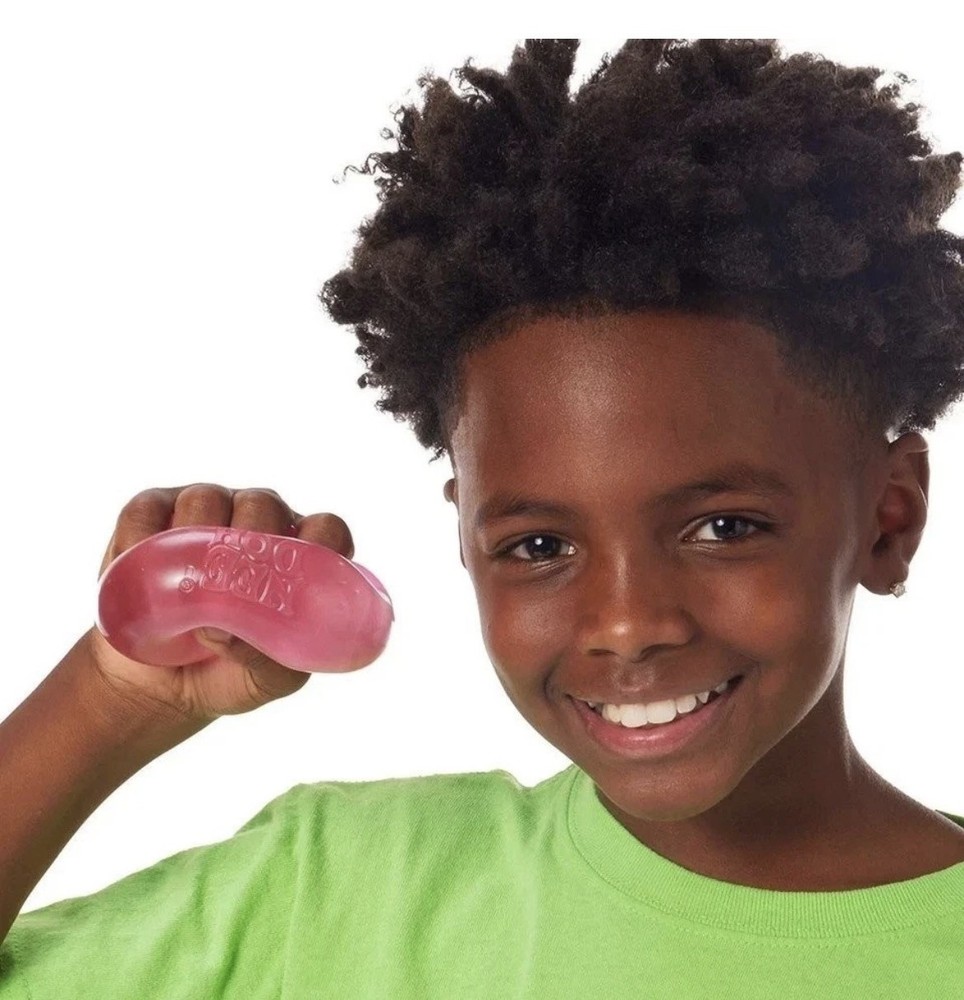 Nee Doh Nice Cube Glow Super Solid Squish Pink NEW Rare Mint Solid Pink SP 🔥🔥