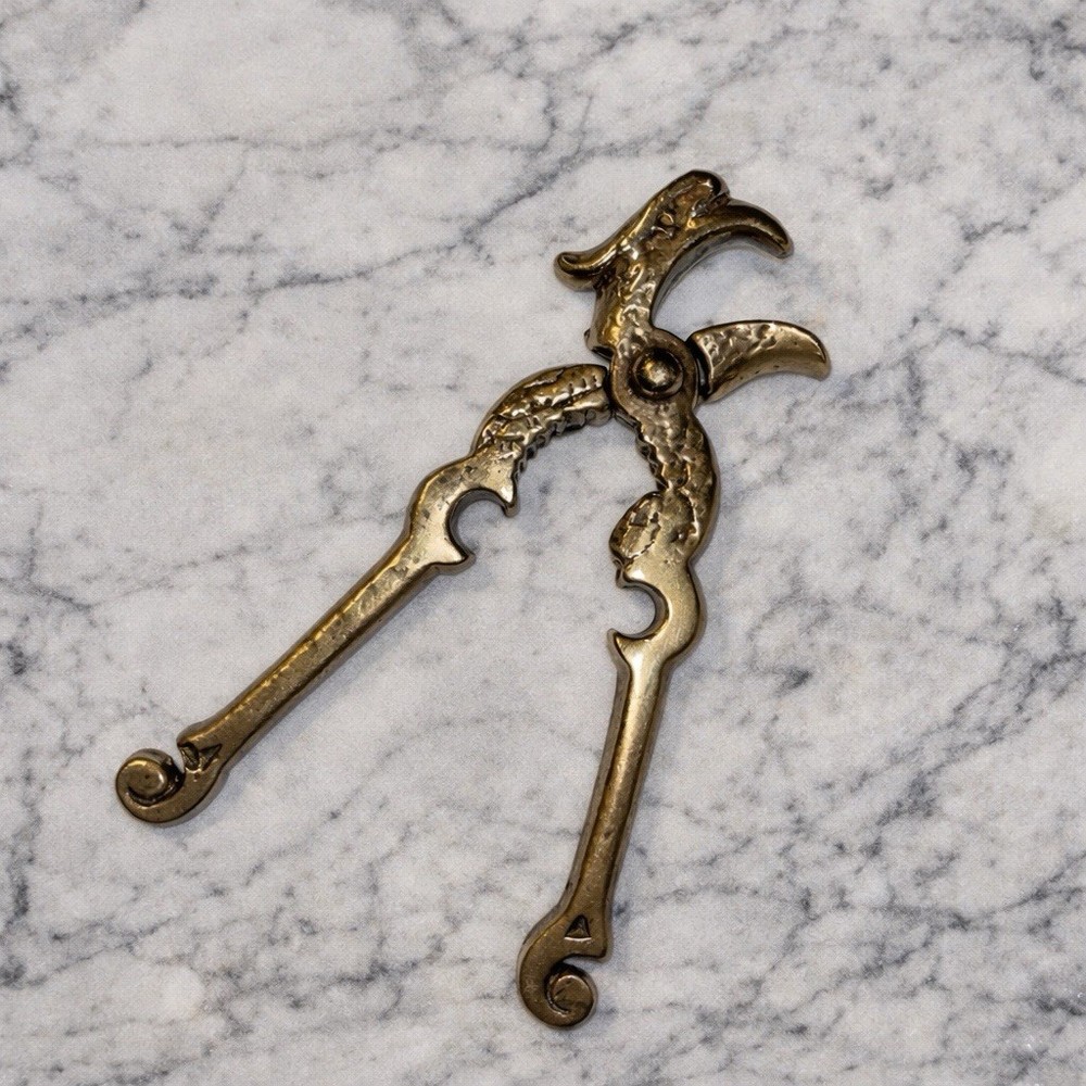 Antique Solid Brass Federal Eagle Seafood/  Nutcracker/Bottle Opener