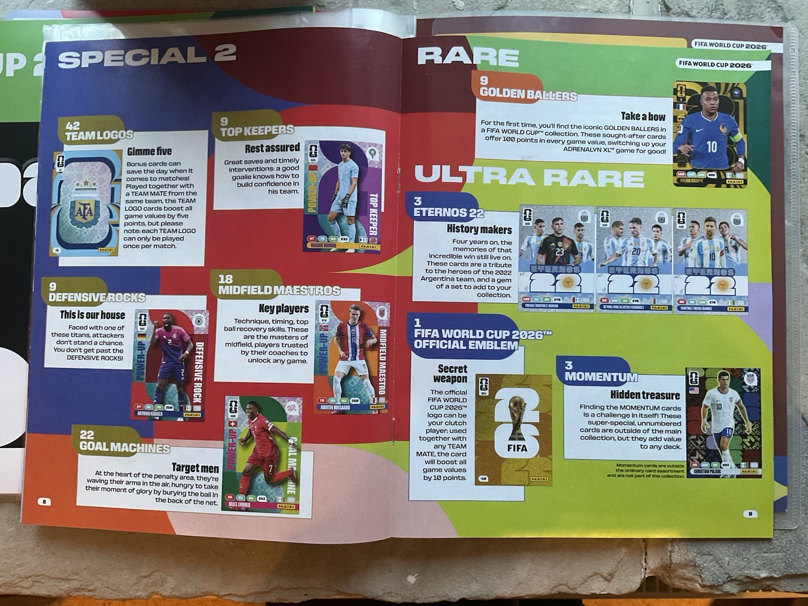 Panini World Cup 2026 Adrenalyn XL Binder ONLY Unsealed No Cards .