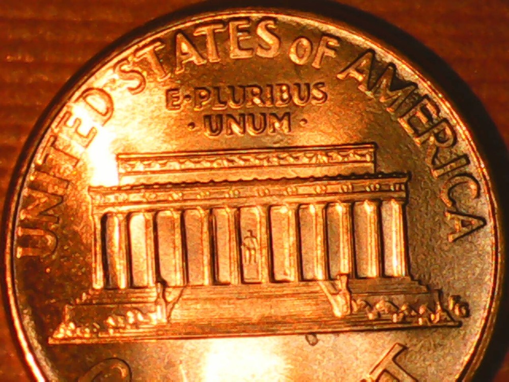 1995 Penny Reverse Die Crack