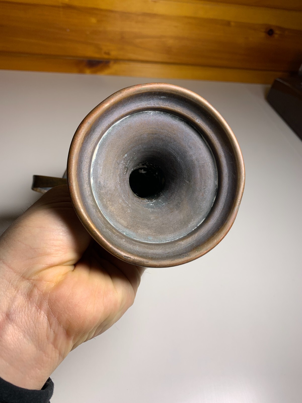 Antique Vintage Copper Cup Mug Chalice Goblet Medieval Renaissance Gothic Knight