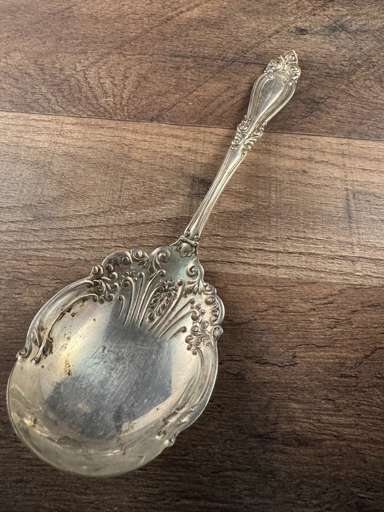 Wm Rogers Blenheim Pattern Bonbon Scoop Casserole Spoon Server