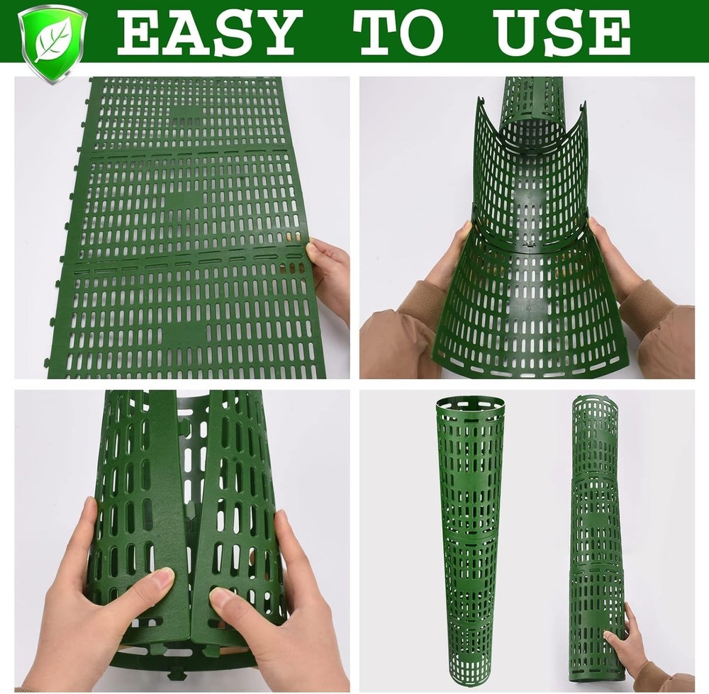 3 Pack Tree Trunk Protector Wrap Mesh Plant Covers Tree Tubes for Seedlings