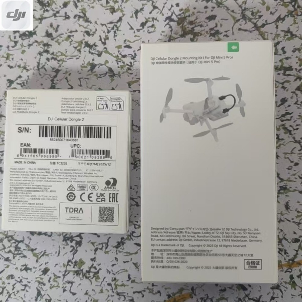 DJI Cellular Dongle 2 & Mounting Kit For DJI Mini 5 Pro