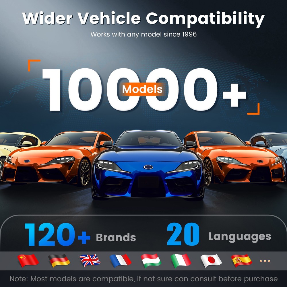 ANCEL DS100 OBD2 4 System Automotive Scanner Full OBD2 Function Diagnostic Tool