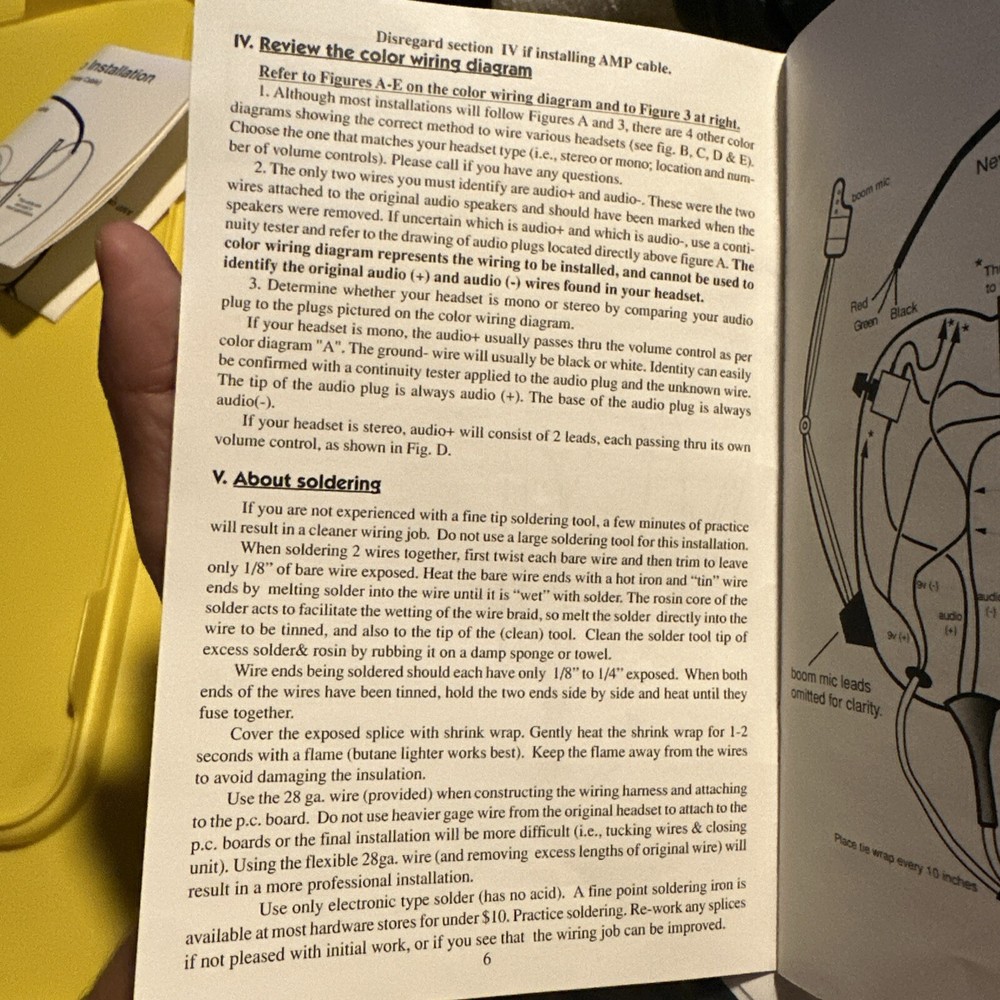 David clark Amp Cable