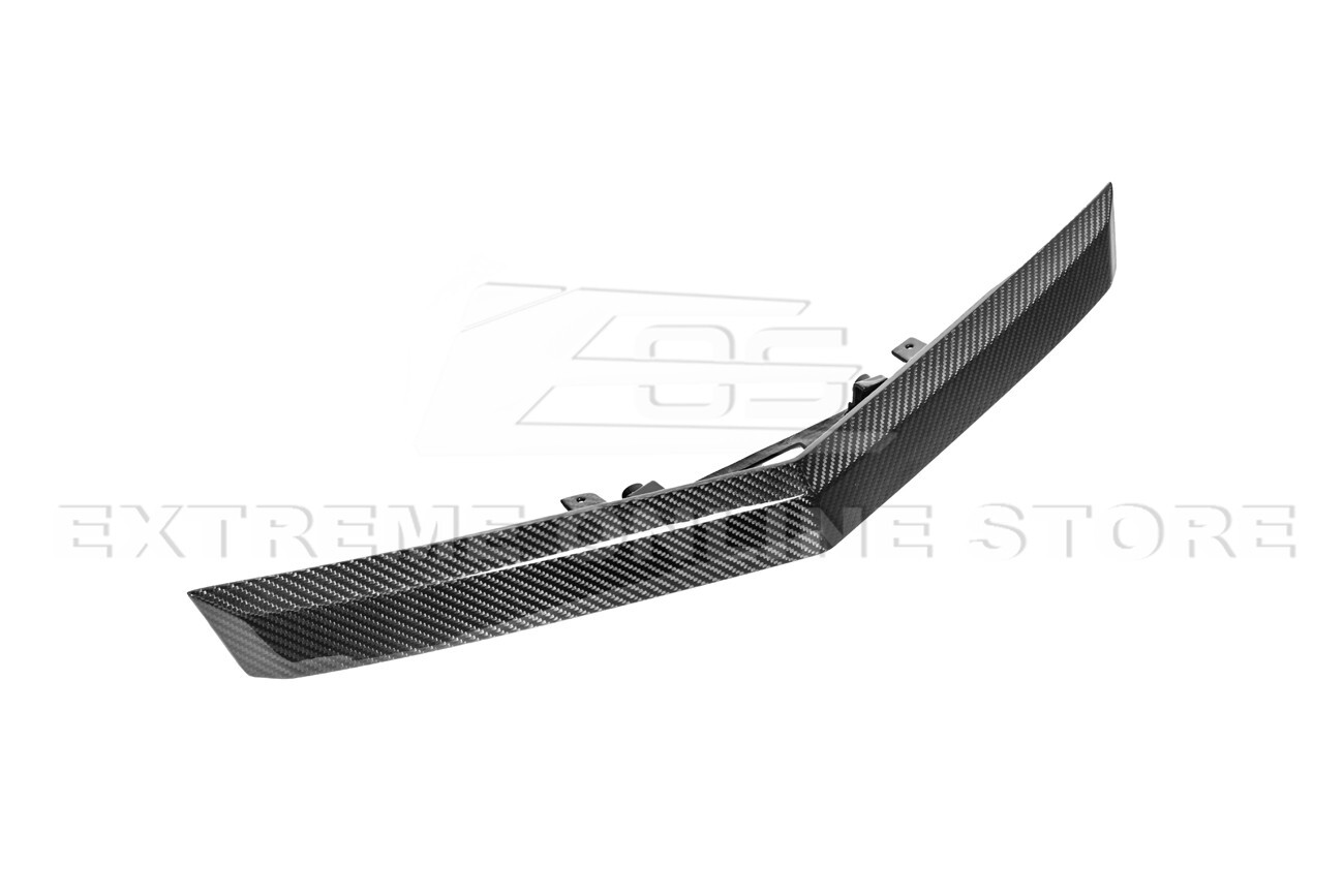 For 09-15 Cadillac CTS-V Coupe CARBON FIBER Rear Deck Lid Applique Trunk Insert