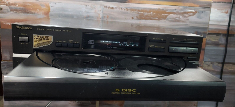 Technics SL-PD647 5 Disc CD Changer Player MASH *FULLY SERVICED *