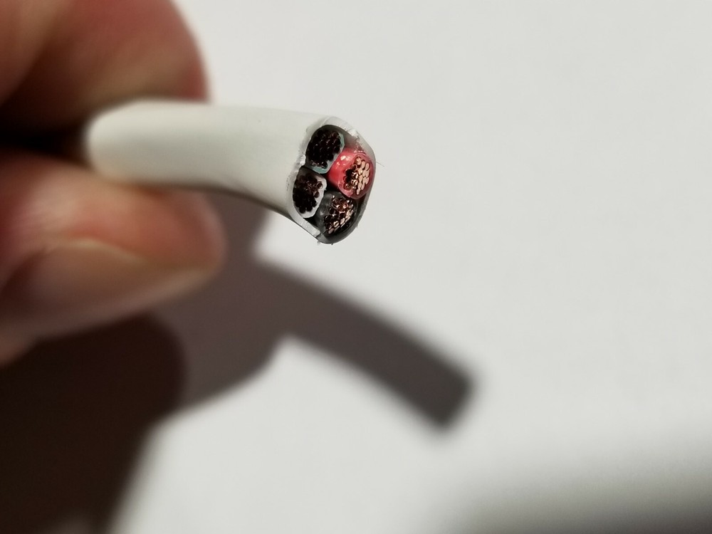 Southwire/Tappan 14/4C Plenum Sound/Security/Communication Cable White /50ft
