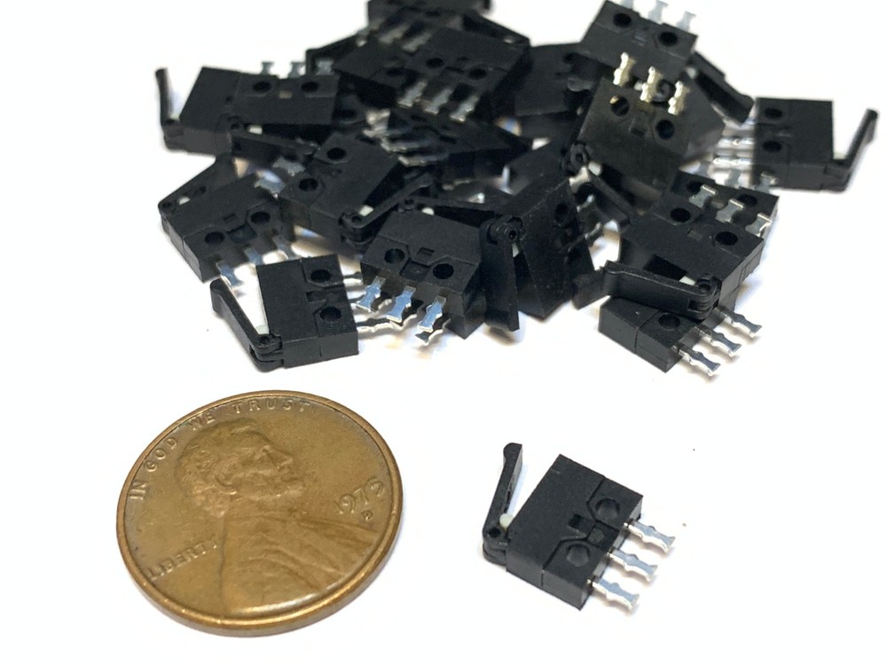 20 Pieces- NC NO Microswitch  mini small Micro Limit Switch Lever Camera