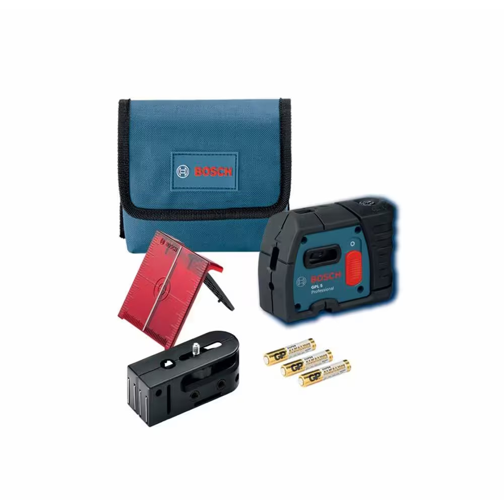 100 Ft. 5 Point Plumb and Square Laser Level Self Leveling with Hard Carrying Ca