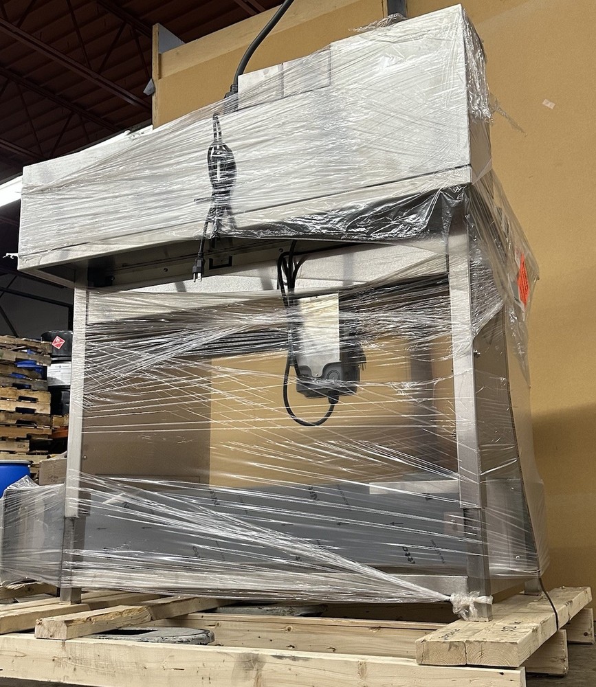 Stainless Steel Adjustable Height Workbench Ventilated Backdraft Table 48"