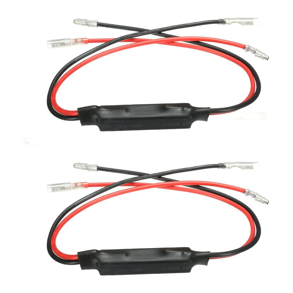 4PCS Motorcycle Resistor, Turn Signal LED Load Resistor Flash Blinker Fix Error