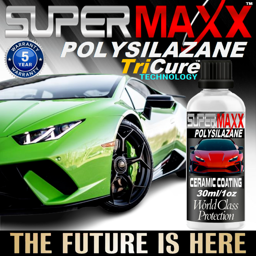 CERAMIC CAR COATING TRICURE TECHNOLOGY "9H POLYSILAZANE SCRATCH RESISTANT GLOSS"