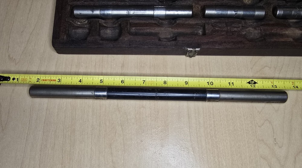 PRATT & WHITNEY PRECISION END MEASURES INSIDE MICROMETER GAGE STANDARDS SET