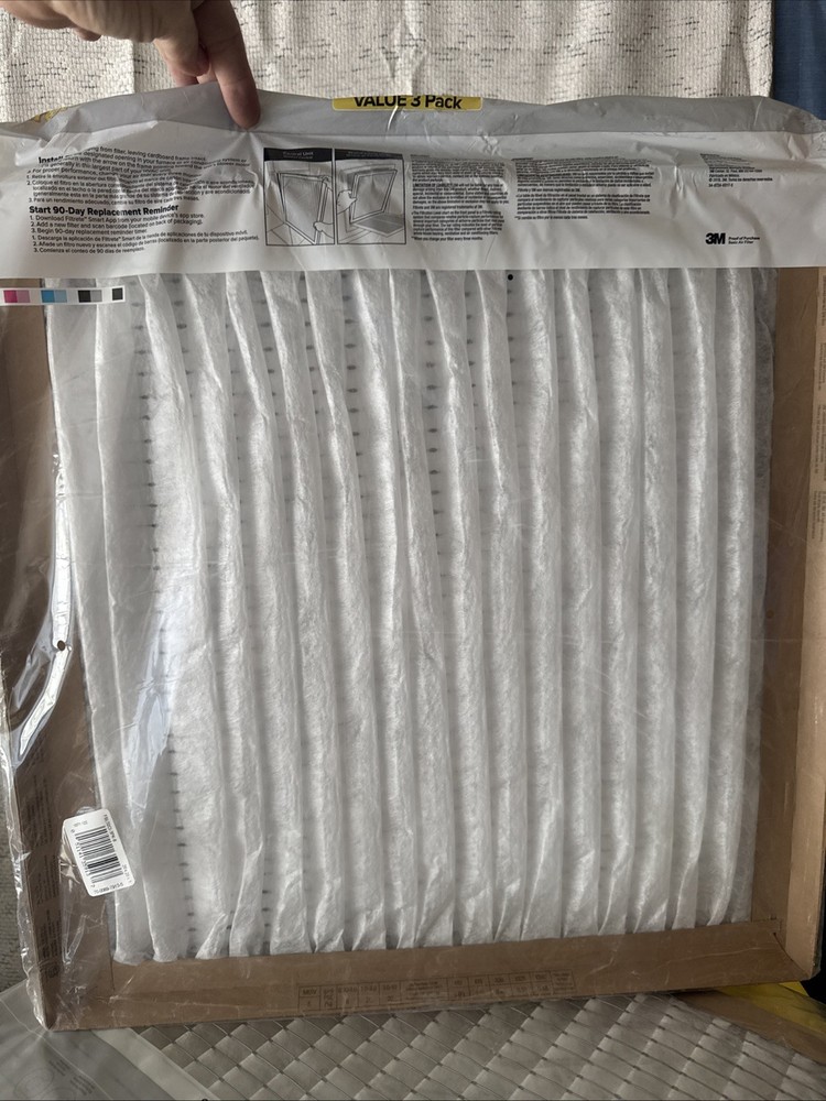 Filtrete 3M Basic Air Filters 20x20x1 (3 Pack)