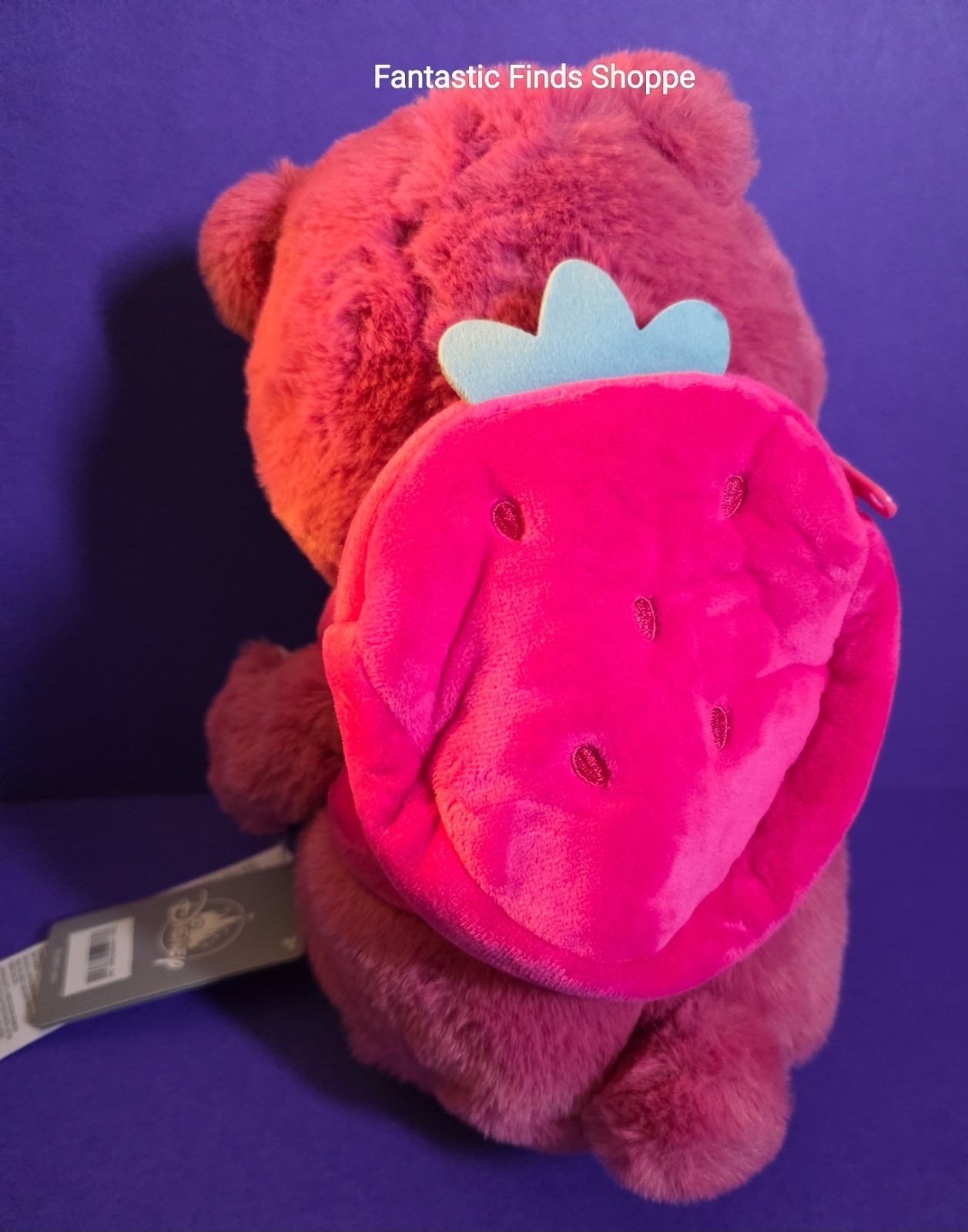 Disney Toy Story Lotso Plush Strawberry Character Essential Bag NWT