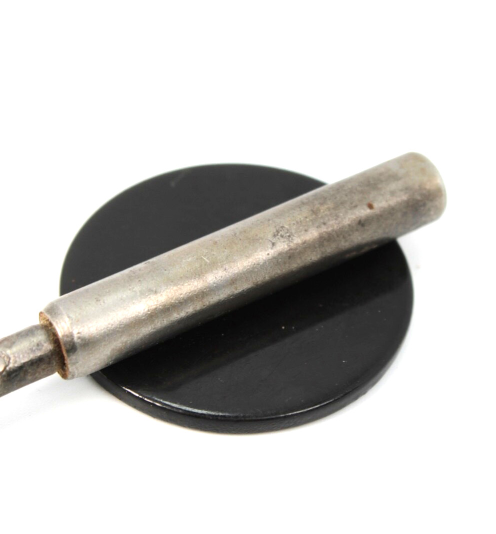 Antique Iron CLEANING TOW WORM for Musket - Civil War era Puller 19th century