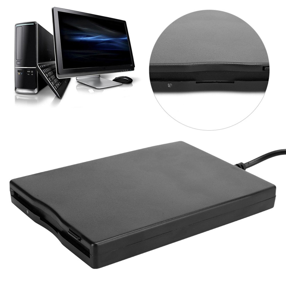 Portable Floppy Drive 3.5‑Inch Card Reader Computer Accessory External Removable
