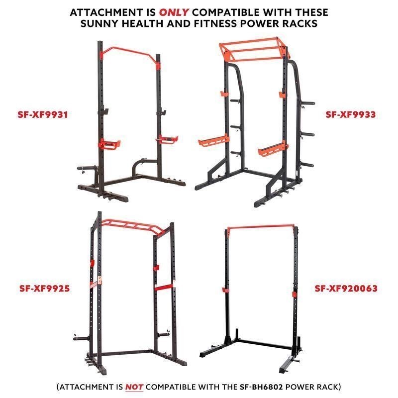 Lat Pull Down Attachment Power Rack Cages Exercise Equipment for Home Gym Set