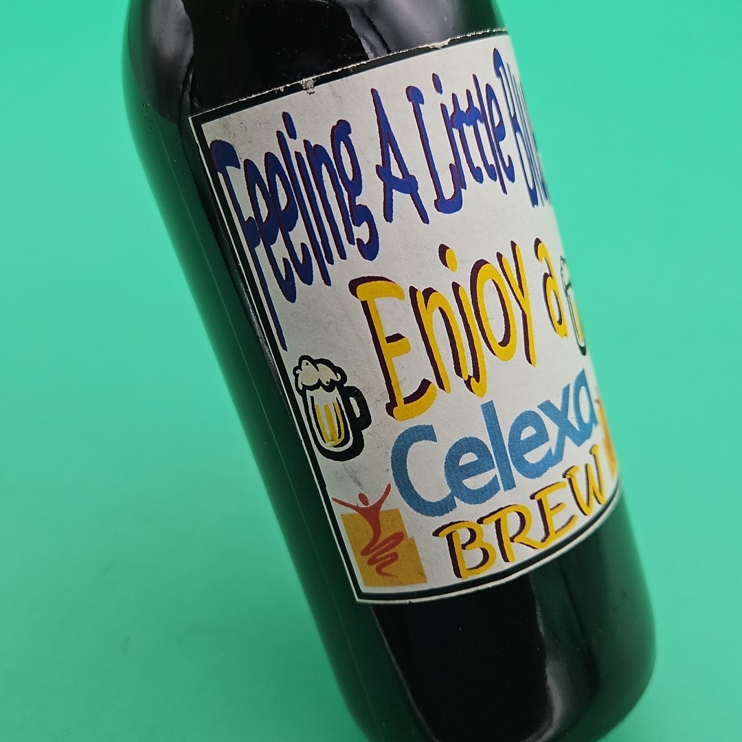 Rare Pharmaceutical Drug Rep Celexa Brew Beer Bottle Vintage