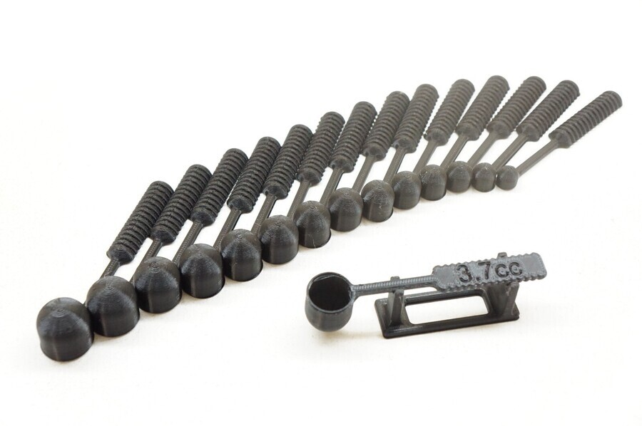 Pistol Powder Measure Reloading Kit 0.5cc - 4.3cc Spoon Scoop Dippers For Lee