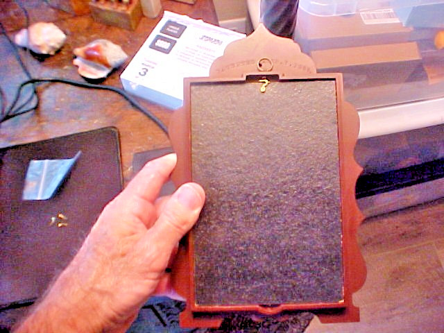 1855 Dated Cameo Themed Gutta Percha Thermoplastic Cabinet Card Wall Frame RARE!