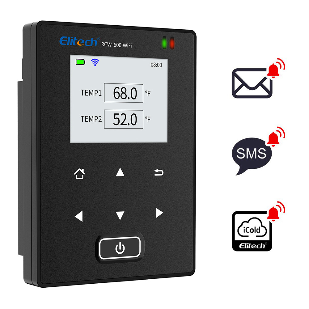 Elitech RCW-600WiFi 10PCS Temperature Data Logger w/External Temp Probes