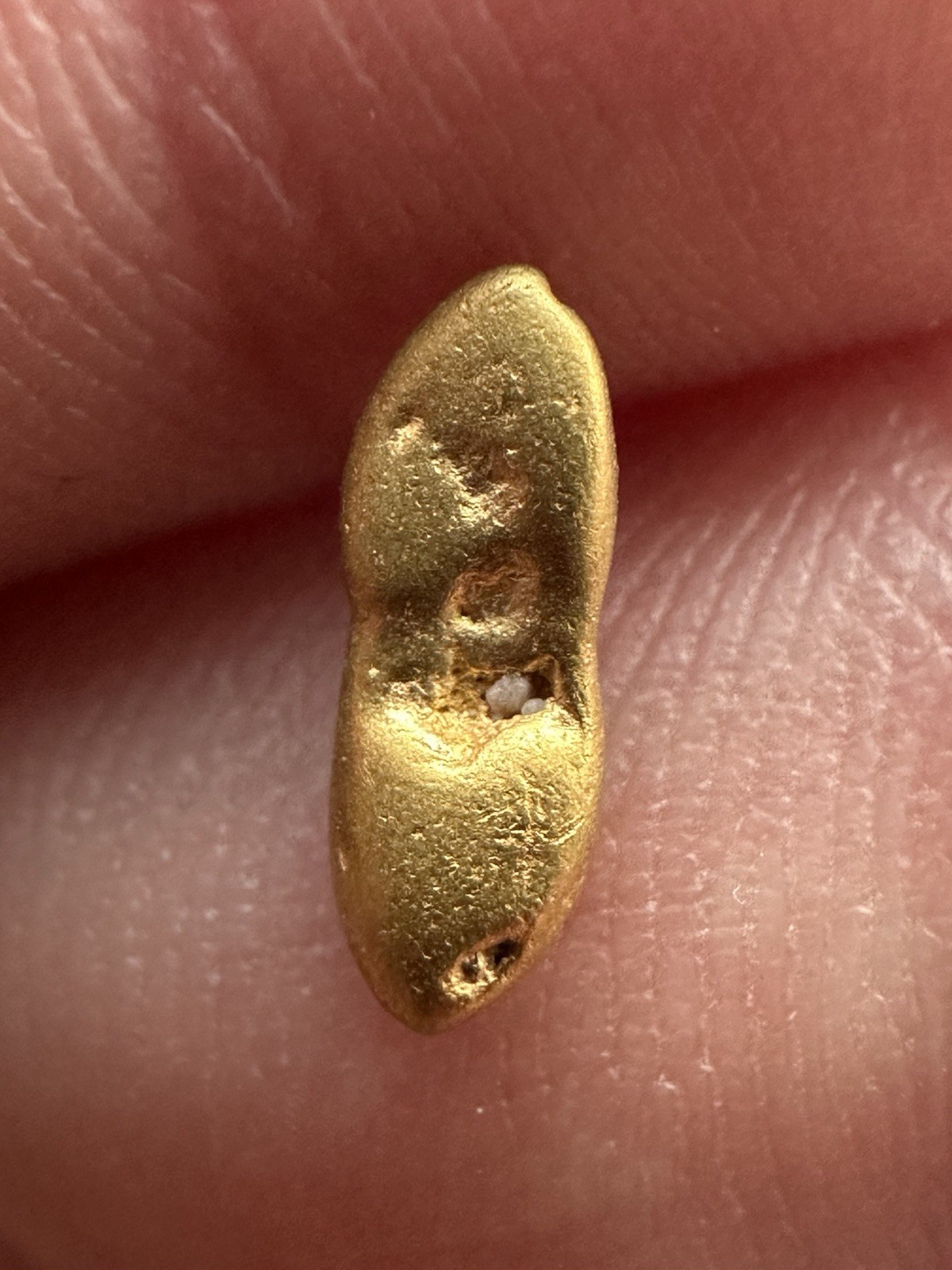 Gold nugget from Papua New Guinea, 0.702 grams