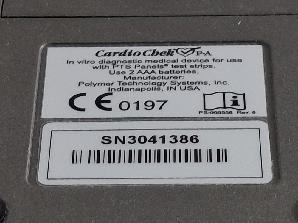 Polymer Technology Systems, Inc. CardioChek PA Analyzer