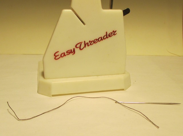 Vintage Easy Threader ©1990 CSI Needle Threader, Instructions, Original Box