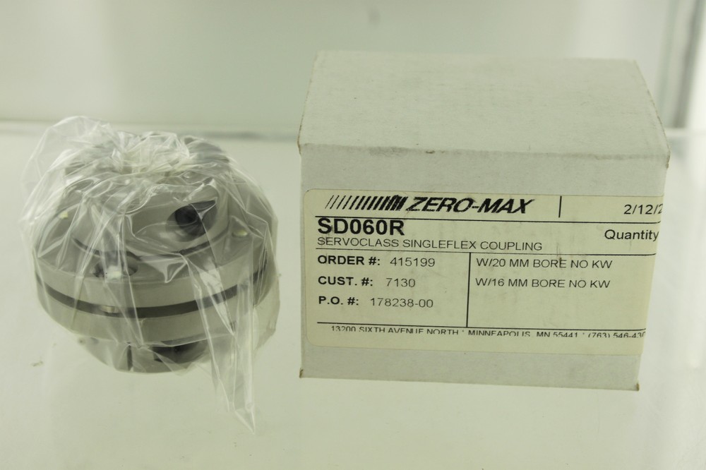 ZERO MAX SD060R SERVOCLASS SINGLEFLEX COUPLING NEW
