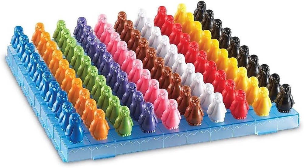 Penguins on Ice Math Activity Set - Math Manipulatives & Counting, Addition and