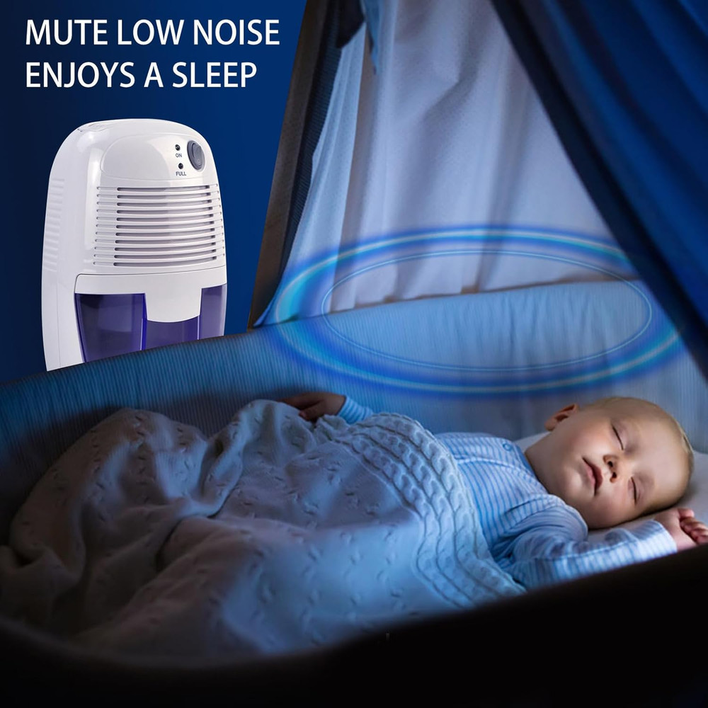 Quiet Compact USB Dehumidifier - Efficient Home Solution for Any Space