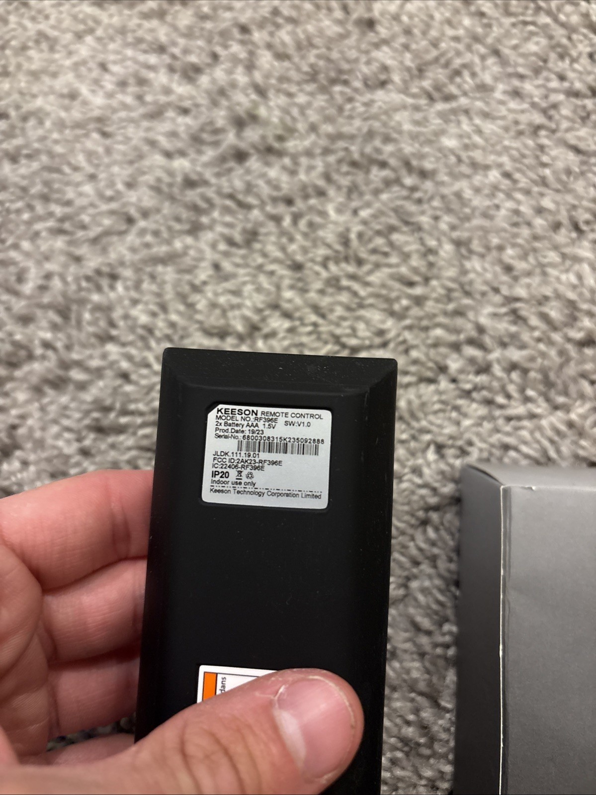 New OEM TempurPedic RF396E TEMPUR ERGO PROSMART Remote Control JLDK.111.19.01