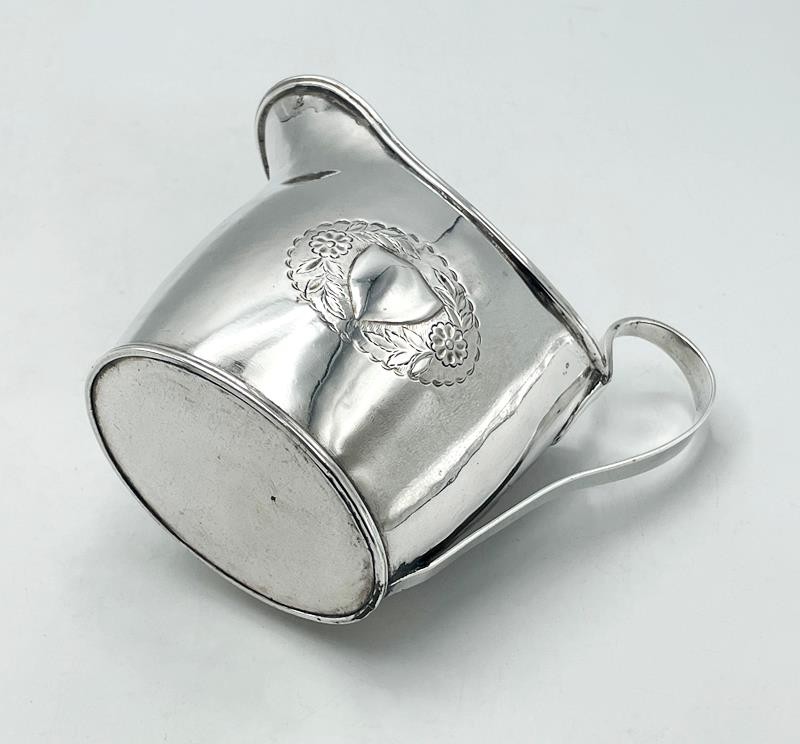 OLD SHEFFIELD PLATE CREAM JUG c1790