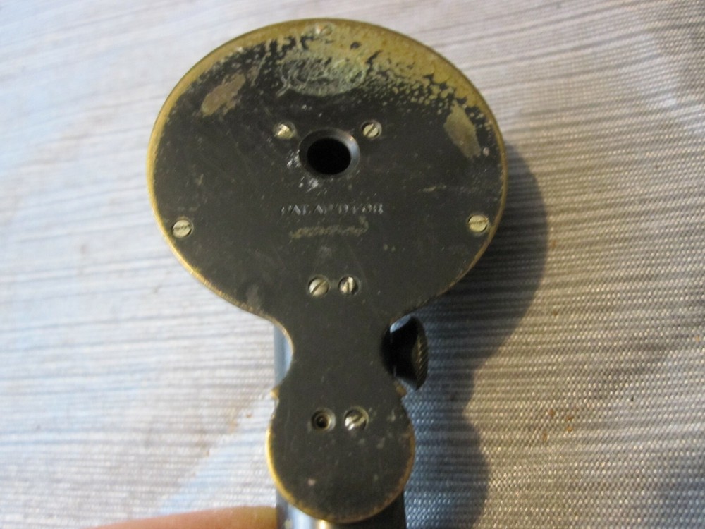 Vintage/Antique Mirrored Optometry Tool w battery Compartment & Extra Part