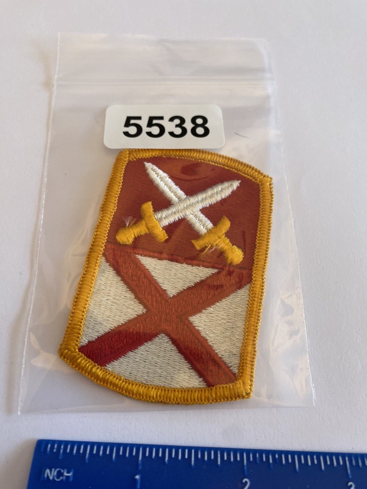 US Army 167th Support Command Patch Full Color Patch Sustainment INV5538